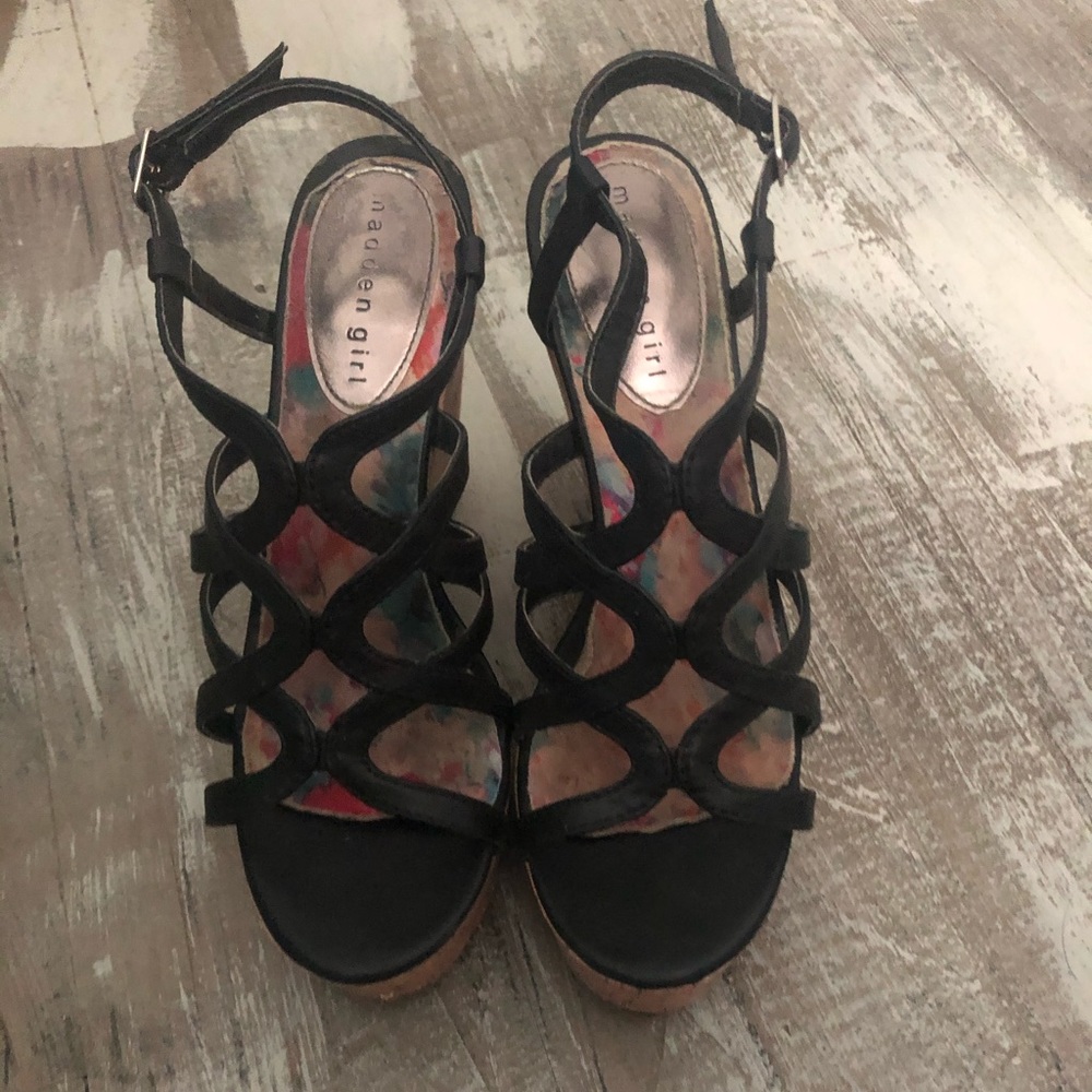 Material girl wedges